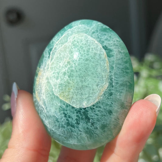 Amazonite Palm Stone from Madagascar