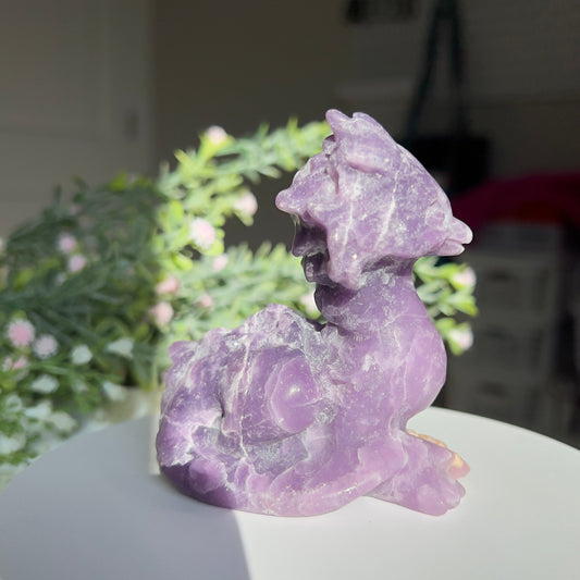 Lepidolite Dragon