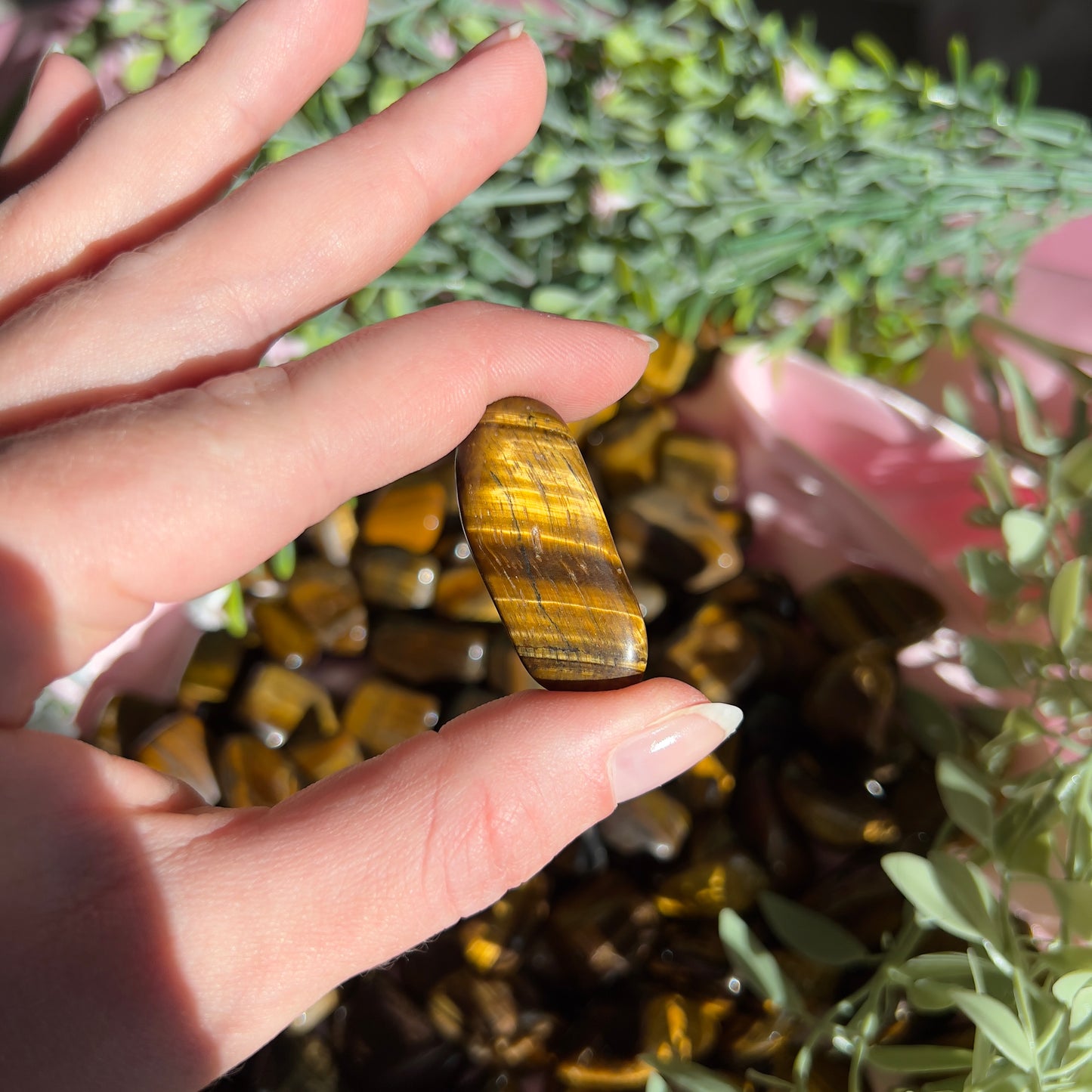 Tiger Eye Tumble Stone