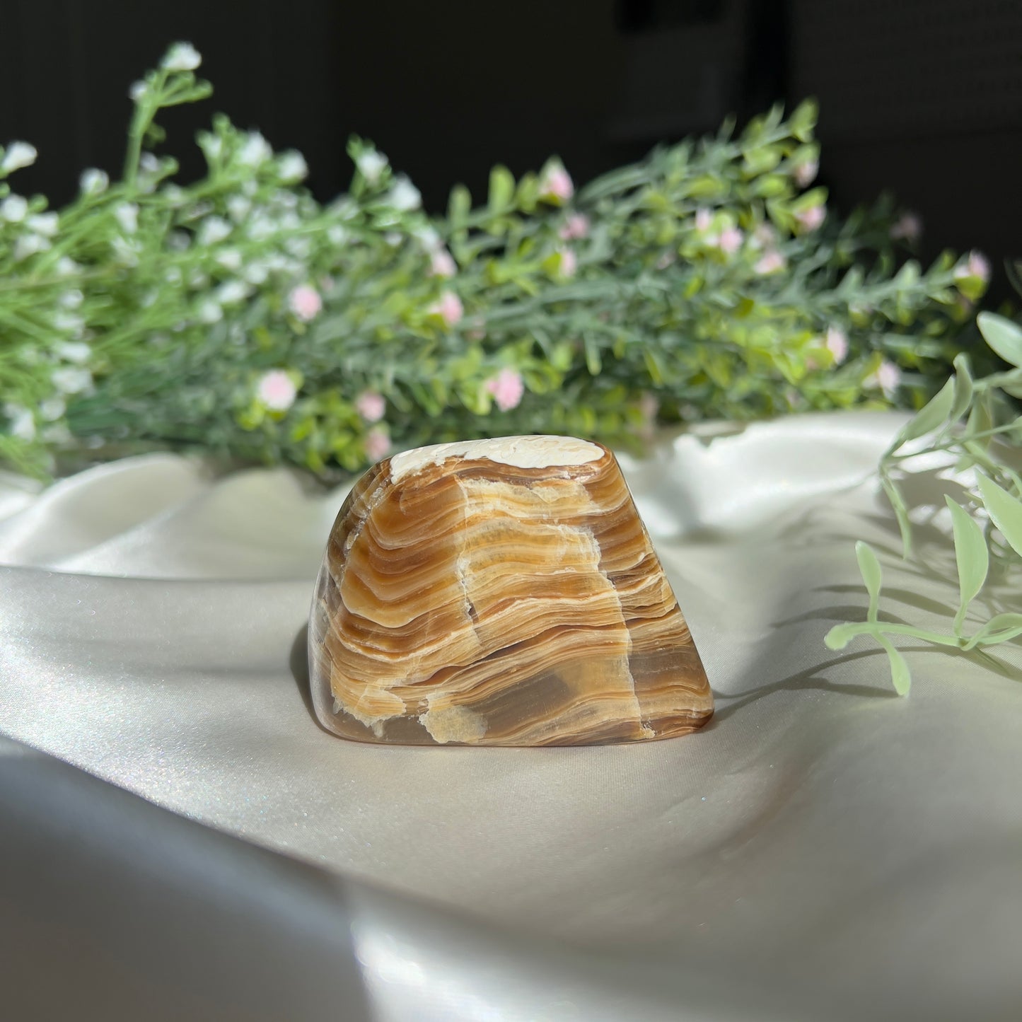 Polished by us and locally sourced: Rootbeer Onyx, Tooele County, Utah - Polished Freeform