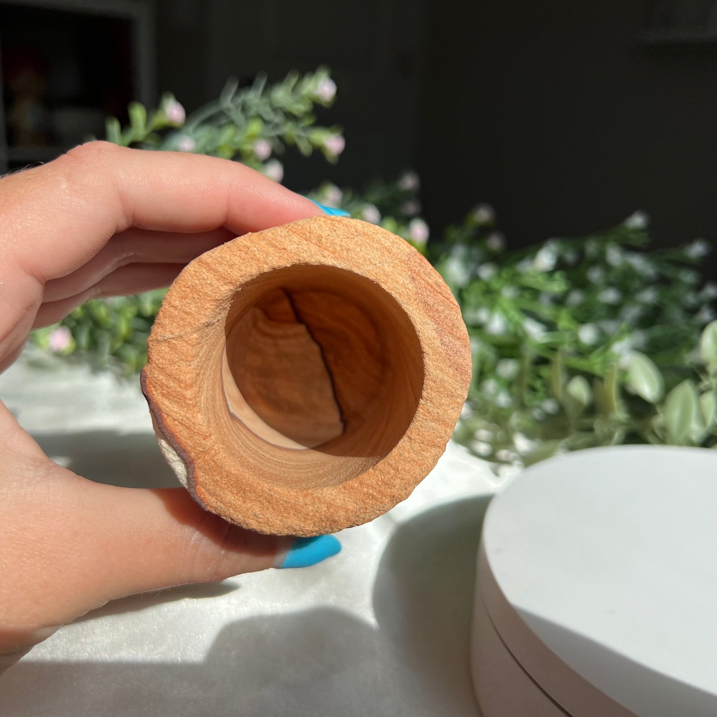 Sandstone Arizona Sierra Pen Holder / Pencil Cup from Utah and Arizona Border