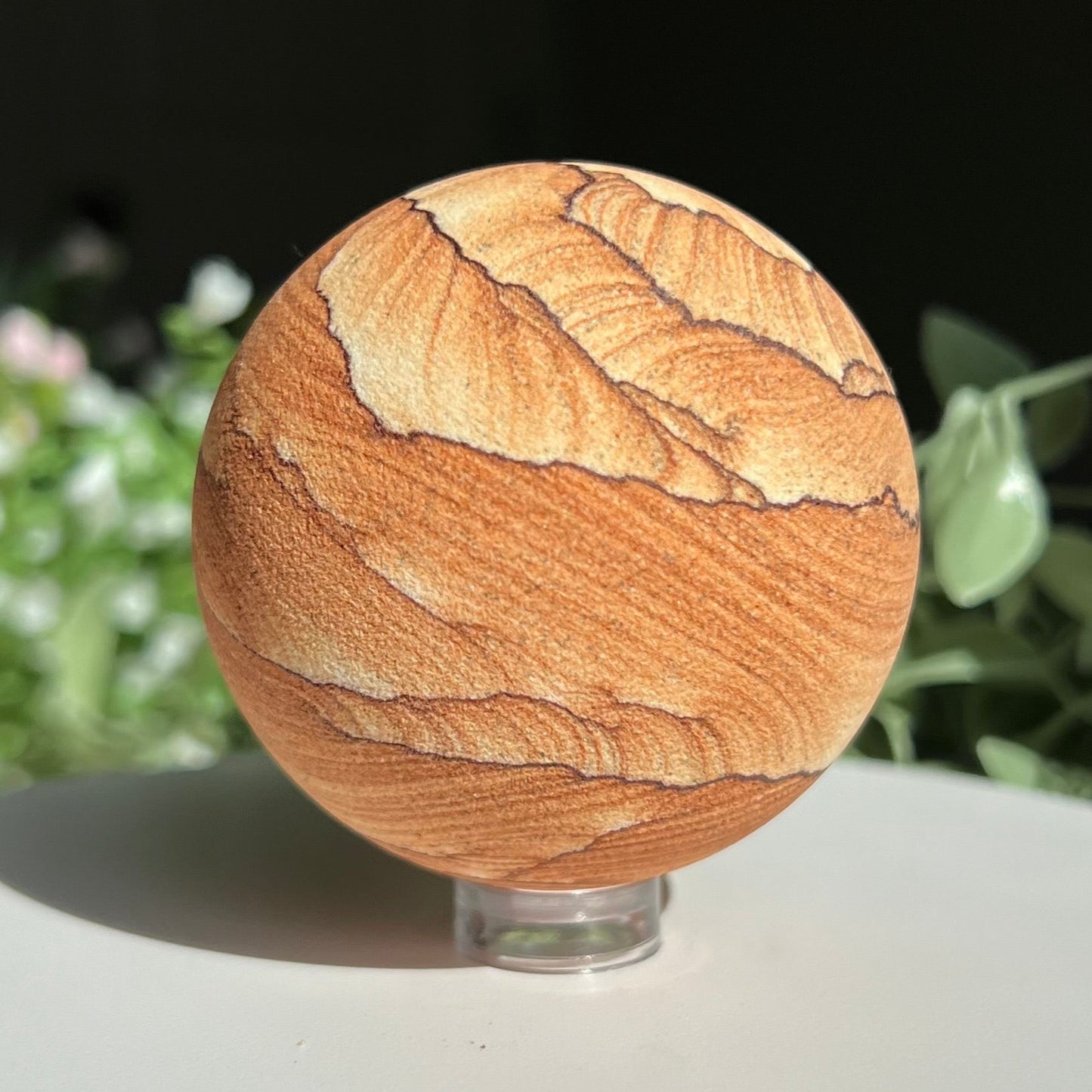 Sandstone Arizona Sierra 2.16" Sphere from Utah and Arizona Border