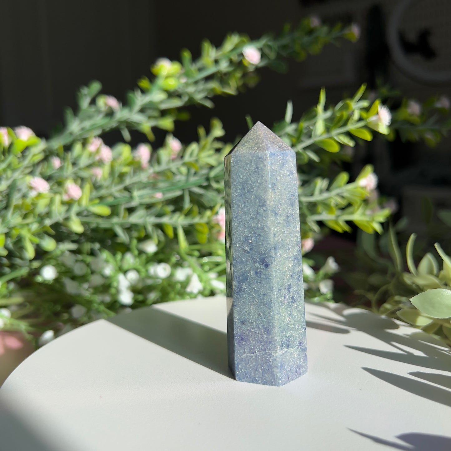 Aura Blue Aventurine Tower