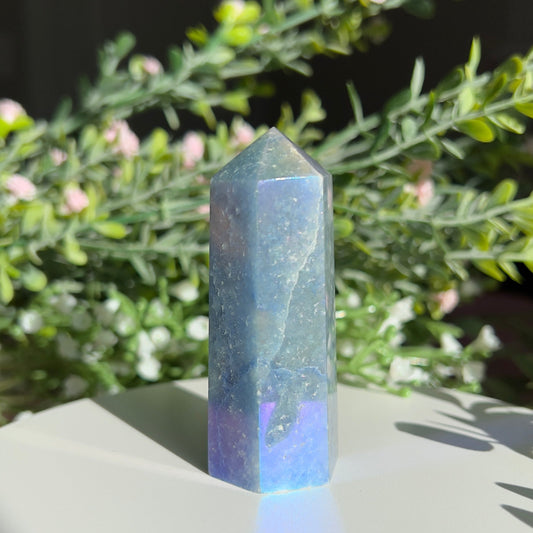 Aura Blue Aventurine Tower