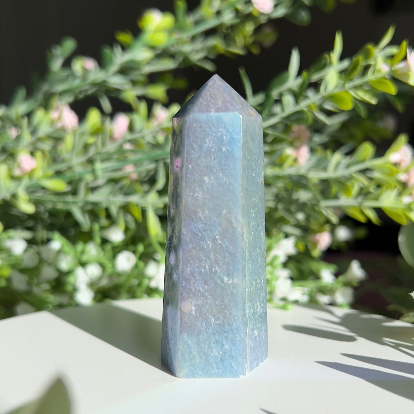 Aura Blue Aventurine Tower