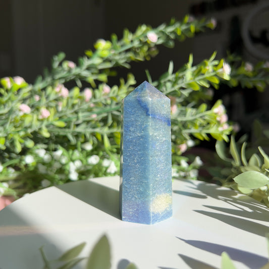 Aura Blue Aventurine Tower