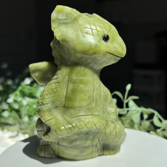 Xiuyan Jade Dragon Carving